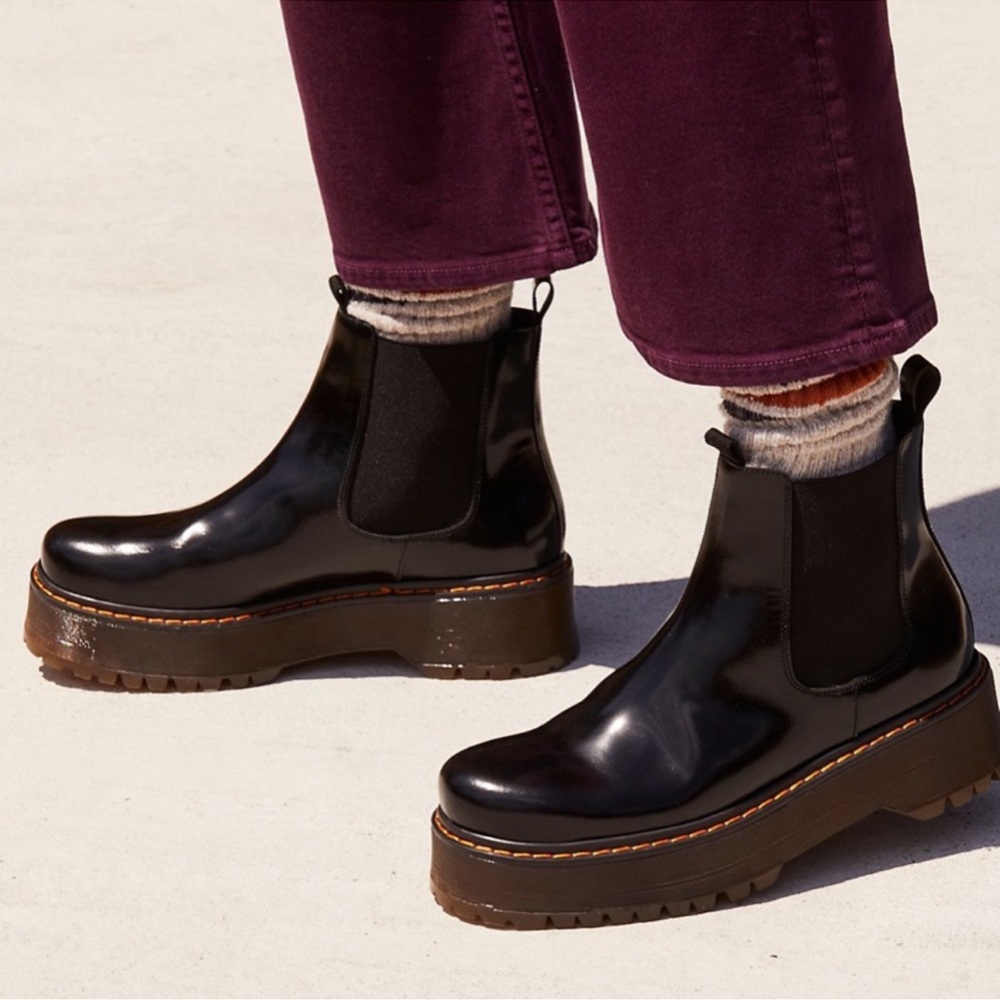 FREE PEOPLE Murray Chelsea boots Brown Size 8.5